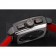 Tag Heuer Monaco Black-Red Perforated Leather Strap White Dial 80307