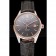 Swiss Tag Heuer Carrera Calibre 5 Gray Dial Rose Gold Case Black Leather Strap