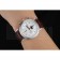 Patek Philippe Grand Complications White Dial Engraved Silver Case Brown Leather Bracelet 1454143