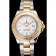 Swiss Rolex Yacht-Master White Dial Gold Bezel Stainless Steel Case Two Tone Bracelet