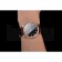Patek Philippe Calatrava Black Dial Roman Numerals Ribbed Bezel Rose Gold Case Brown Leather Strap