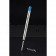 Cartier Silver Rimmed Black Ballpoint Pen  622758