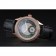 Omega DeVille Prestige Black Dial Gold Diamond Case Black Leather Bracelet  1454123