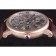Cartier Luxury Skeleton Watch with Rose Gold Bezel and Brown Leather Band  621557