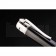 MontBlanc Silver Trimmed Black Enamel Ballpoint Pen With MB Engraved Black And Silver Cap 98053