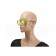 Giorgio Armani Aviator Yellow Lens Sunglasses 307872