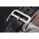 Swiss Hermes Arceau Skeleton Black Dial Blue Hands Stainless Steel Case Black Leather Strap