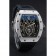 Richard Mille Tourbillion Spider RM 19-01 Silver Case Black Rubber Bracelet  1454256