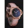 Panerai Radiomir Black Dial Diamond Bezel Rose Gold Case Pink Leather Strap 1453801