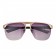 Prada Sporty Square Gold Frame Linea Rossa Logo Sunglasses 308311