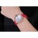 Swiss Cartier Ballon Bleu de Cartier White Dial Diamonds Case Pink Leather Bracelet  622553