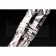 MontBlanc Transparent Silver Cutwork Pattern Ballpoint Pen With MB Engraved Fancy Cap 98055