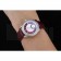 Omega DeVille Prestige Dark Red Dial Silver Diamond Case Dark Red Leather Bracelet  1454121
