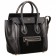 Celine Micro Luggage Black Leather/Suede Leather
