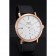 Piaget Altiplano Gold Case White Dial Black Leather Bracelet  622628