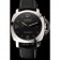 Swiss Panerai Luminor Marina 1950 3 Days Brown Dial Stainless Steel Case Black Leather Strap