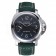 Panerai Luminor Marina Polished Stainless Steel Bezel Green Leather Bracelet  622310