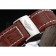 Breitling Chronomat Brown Dial Rose Gold Bezel And Subdials Stainless Steel Case Brown Leather Strap