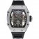 Richard Mille Tourbillion Rafael Nadal RM27-01 Silver Case Black Rubber Bracelet  1454254