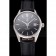 Swiss Tag Heuer Carrera Calibre 5 Black Dial Stainless Steel Case Black Leather Strap