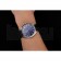Omega Globemaster Blue Dial Stainless Steel Case Black Leather Strap