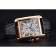 Cartier Tank MC White Dial Gold Case Black Leather Bracelet  622693