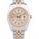 Rolex Datejust Gold Dial Ribbed Bezel 7450