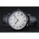Cartier Rotonde White Dial Black Case Black Leather Bracelet 1454220