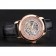 Swiss Piaget Altiplano Skeleton Dial With Diamonds Rose Gold Case Black Leather Strap