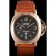 Panerai Luminor Marina Black Dial Brown Leather Bracelet