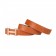 Hermes Orange With Pink Rose "H" Buckle Closure Belt