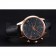 Omega DeVille Rose Gold Bezel with Black Dial and Black Leather Strap  621569