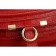 Chloe Marcie Satchel Crossbody Bag Dark Red