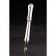 MontBlanc Silver Ballpoint Pen With MB Engraved Curved Silver Cap