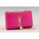 Saint Laurent Cassandre Tassel Fuchsia Chain Shoulder Bag