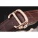 Cartier Rotonde De Cartier Flying Tourbillon White Dial Rose Gold Numerals Rose Gold Case Brown Leather Strap