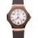 Hublot Big Bang King Rose Gold Bezel White Dial Brown Rubber Strap