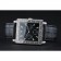 Piaget Emperador Limited Edition Black Dial Engraved Silver Case Black Leather Bracelet  1454136