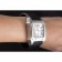 Swiss Cartier Santos Stainless Steel Bezel with Black Leather Strap  621524