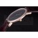 Vacheron Constantin Patrimony Black Dial Rose Gold Case Rich Maroon Leather Bracelet