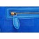 Celine Micro Luggage Blue Leather/Suede Leather