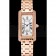 Cartier Tank Americaine White Dial Diamond Bezel Rose Gold Case And Bracelet 1453779