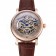 Patek Philippe Grand Complications Gray Skeleton Dial Rose Gold Case Brown Leather Strap 1453807