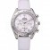 Omega Speedmaster Chronograph White Dial White Leather Bracelet  622452