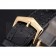 Patek Philippe Calatrava White Dial Roman Numerals Ribbed Bezel Gold Case Black Leather Strap