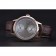 Patek Philippe Geneve Two Dial Gray Dial Rose Gold Bezel Brown Leather Band  622148