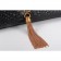 Saint Laurent Kate Monogram Tassel Python Leather Gold Hardware Black Mini Bag 18926850
