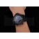 Panerai Luminor Submersible Flyback Date Black Dial Yellow Markings Black Ionized Case Black Rubber Strap