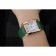 Cartier Tank Anglaise 30mm White Dial Gold Case Green Leather Bracelet