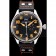 IWC Big Pilot 45mm Black And Orange Dial Black Leather Bracelet